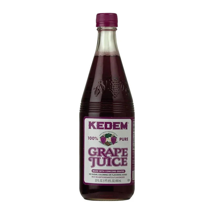 Kedem Concord grape juice, front of pack