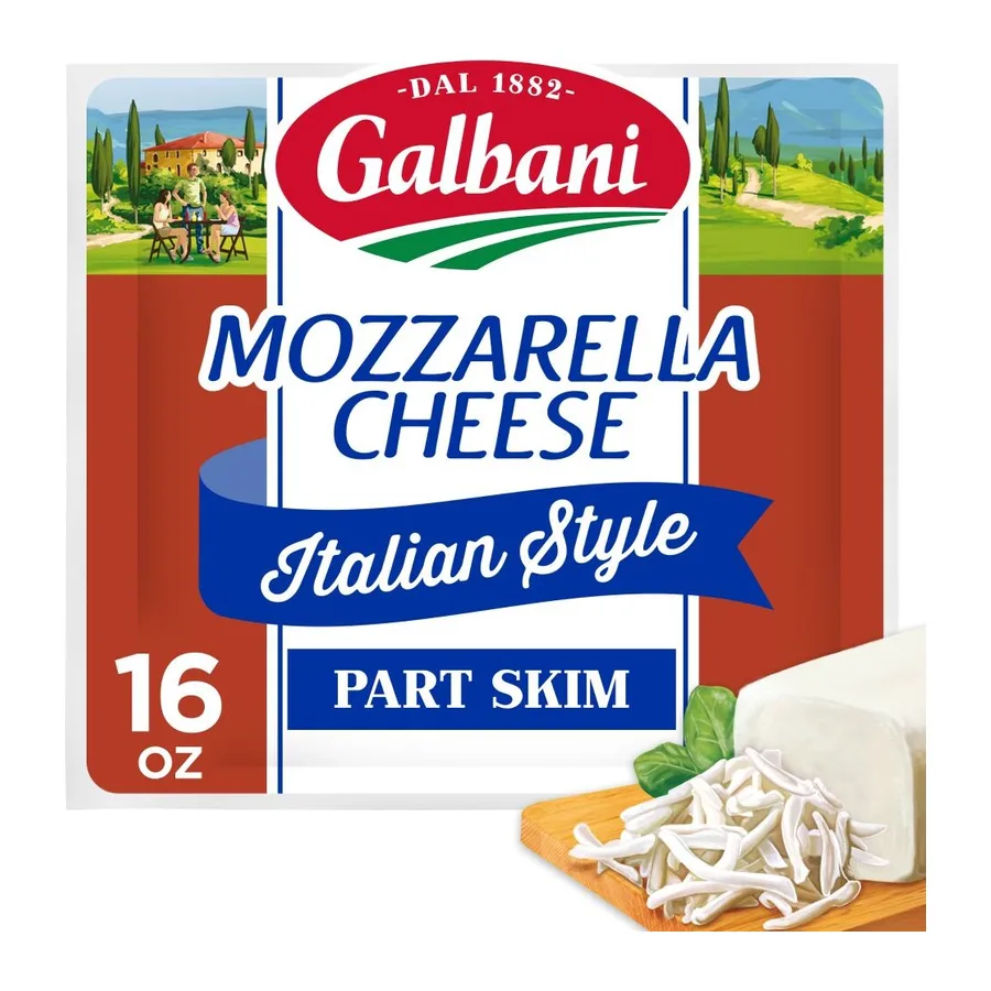 Galbani Part Skim Mozzarella Cheese, front of pack