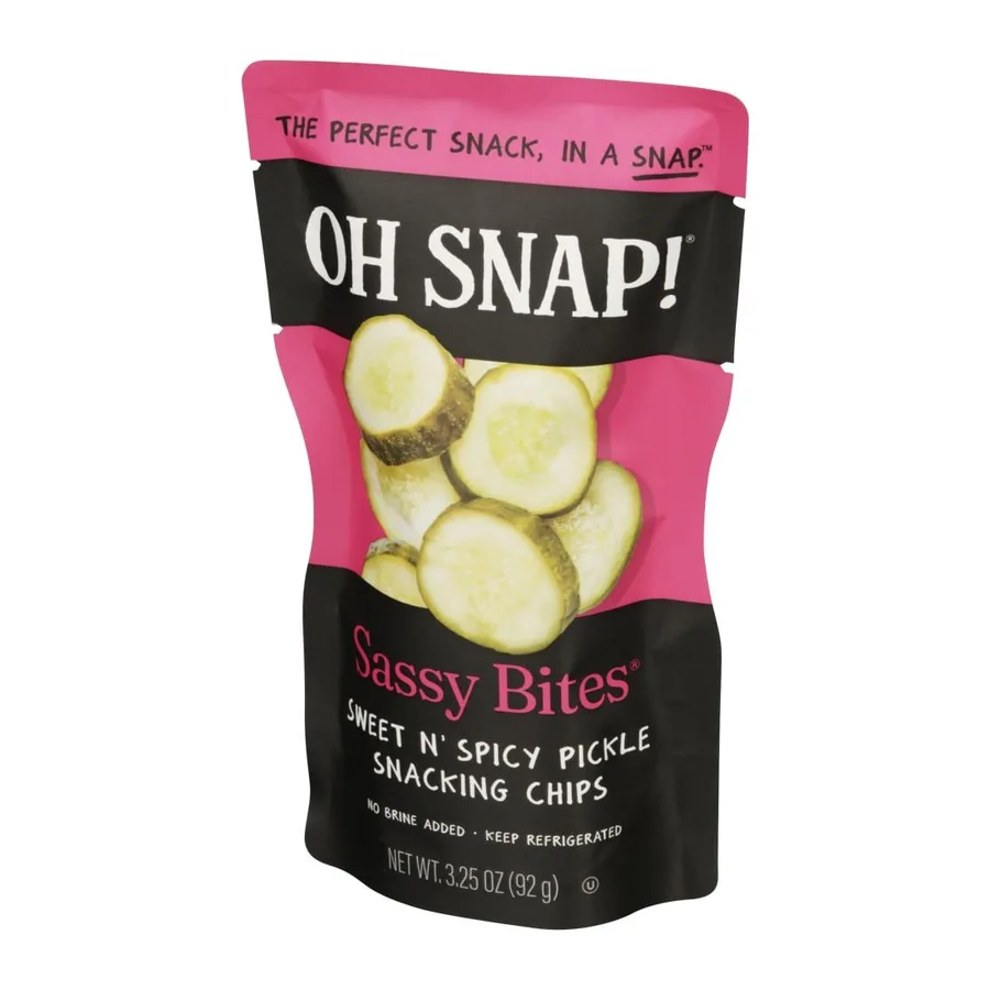 Oh Snap! Pickling Co. Sassy Bites, front of pack
