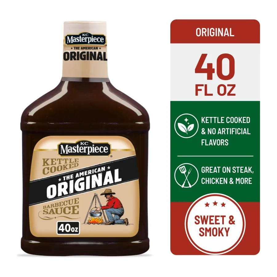 KC Masterpiece Barbecue Sauce, front of pack
