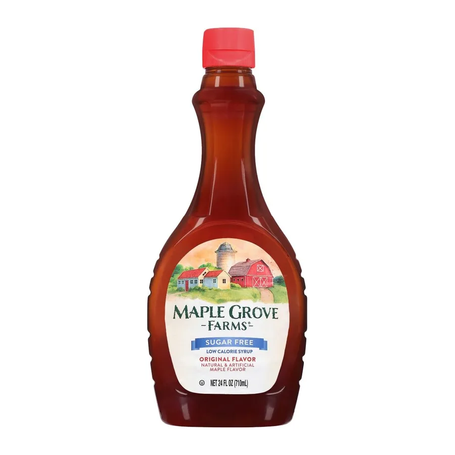 Maple Grove Farms Syrup, front of pack
