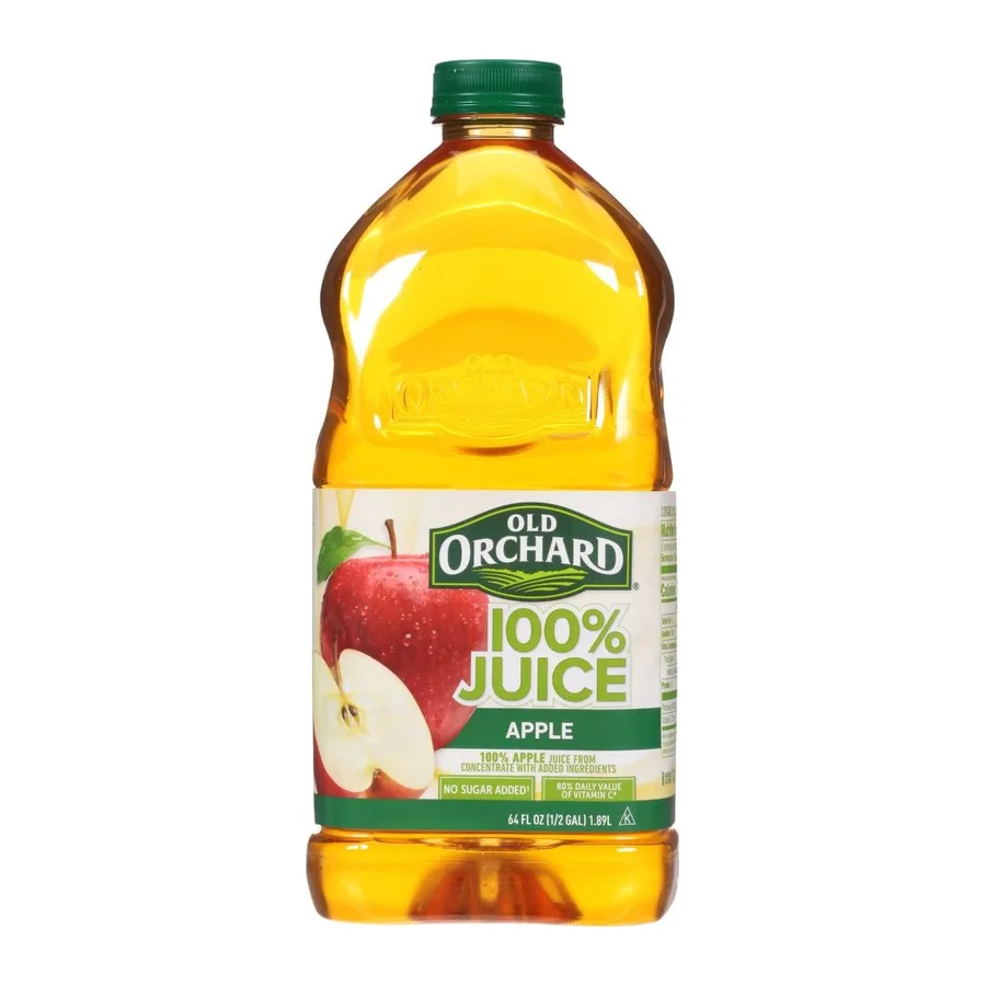 Old Orchard 100% Juice, front of pack