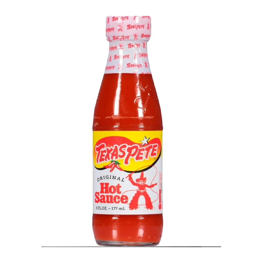Texas Pete Original hot sauce, front of pack
