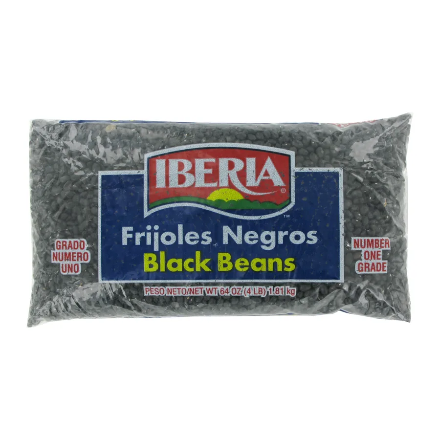 Iberia Black Beans, front of pack