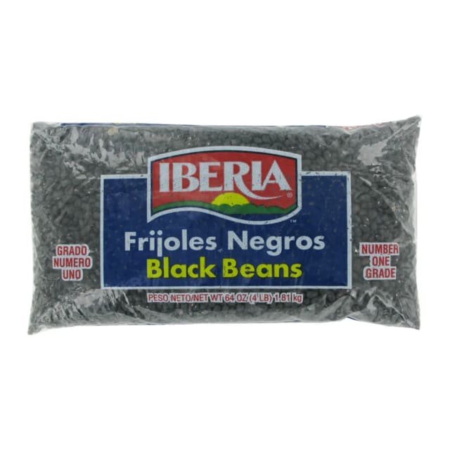 Iberia Black Beans, front of pack