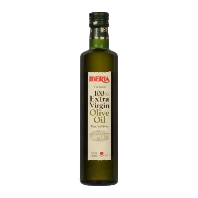 Iberia 100% Extra Virgin Olive Oil, front of pack