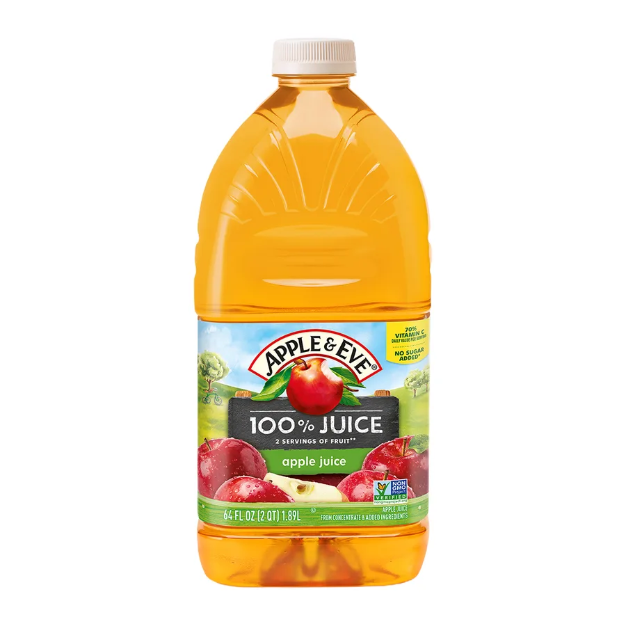 Apple & Eve 100% Apple Juice, front of pack