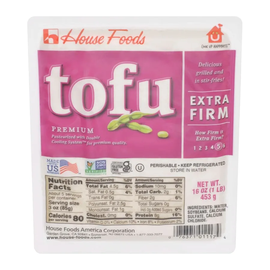 House Foods Premium Tofu Extra Firm, front of pack
