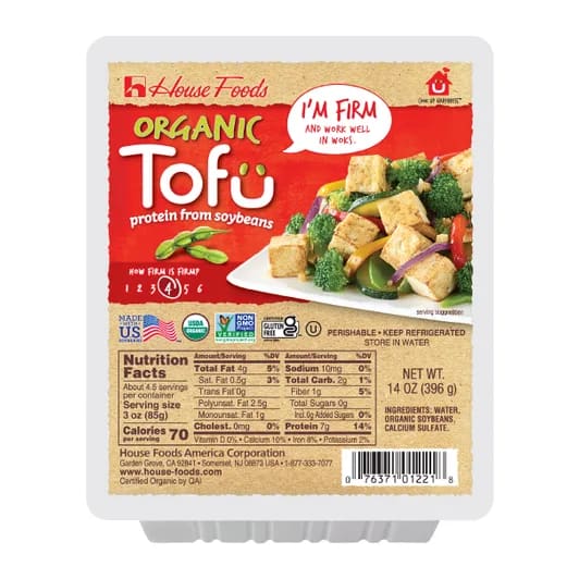 House Foods Organic Tofu Firm, front of pack