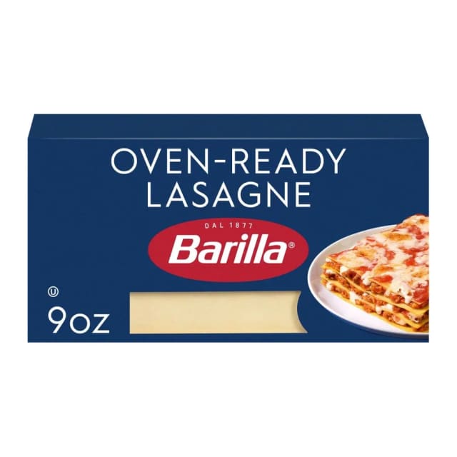 Barilla Oven-Ready Lasagne, front of pack