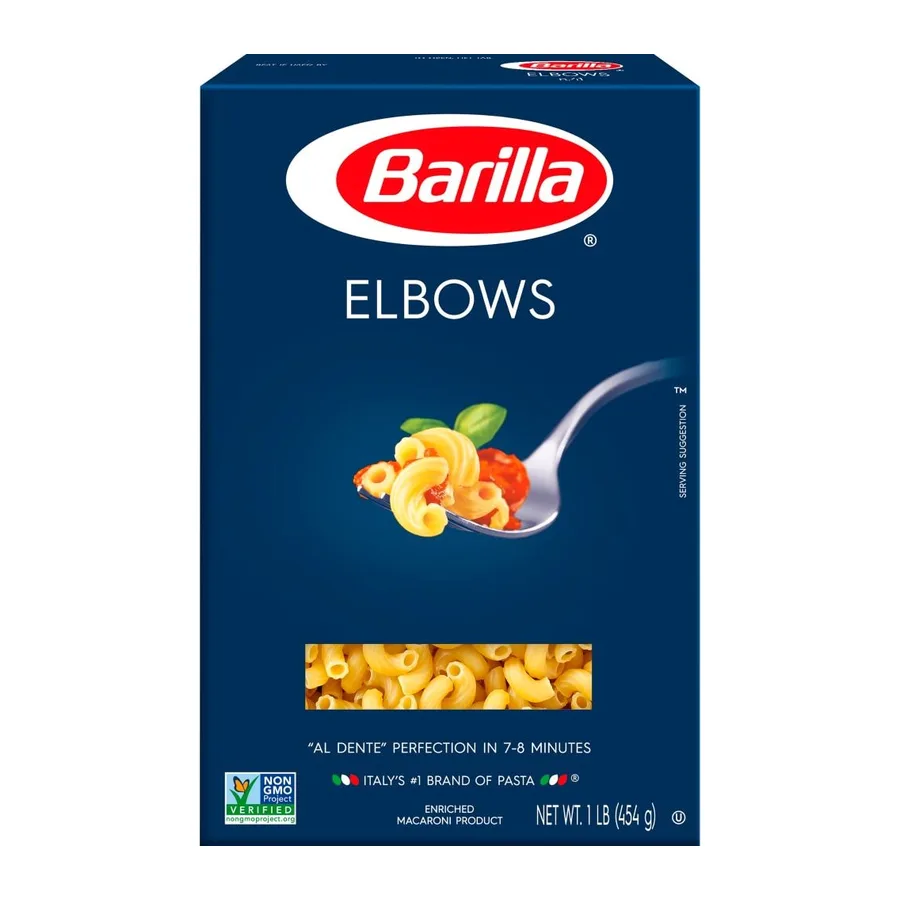 Barilla Elbows, front of pack