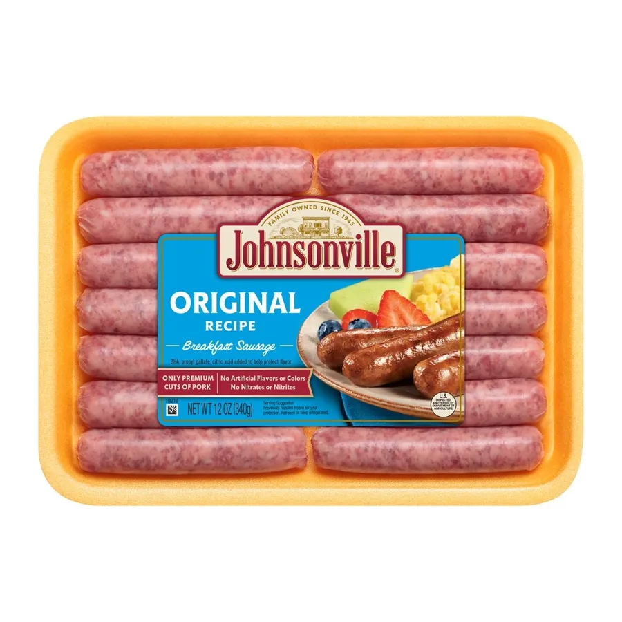 Johnsonville Breakfast sausage, front of pack