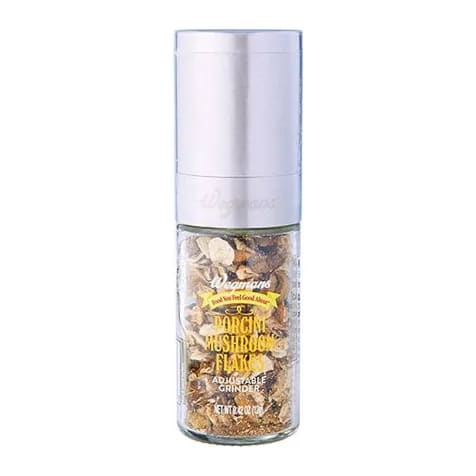 Wegmans Porcini Mushroom Flakes, front of pack