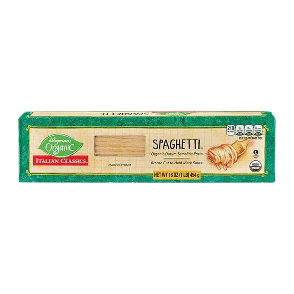Wegmans Spaghetti, front of pack
