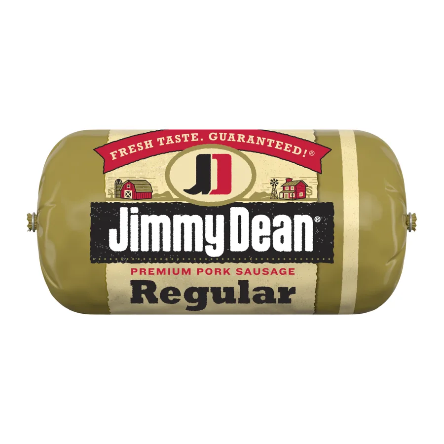 Jimmy Dean Regular pork sausage roll, front of pack