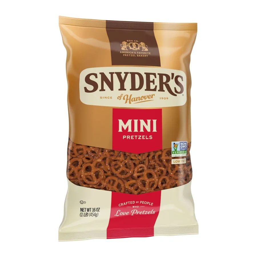 Snyders of Hanover Mini Pretzels, front of pack