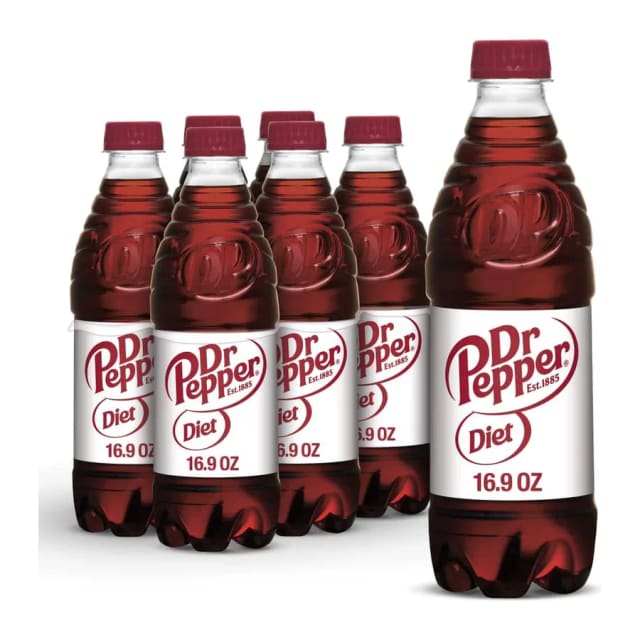 Dr Pepper Diet dr pepper, front of pack