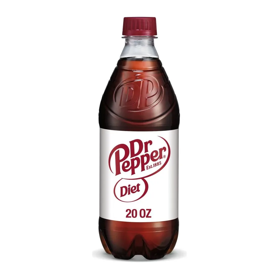 Dr Pepper Diet dr pepper, front of pack