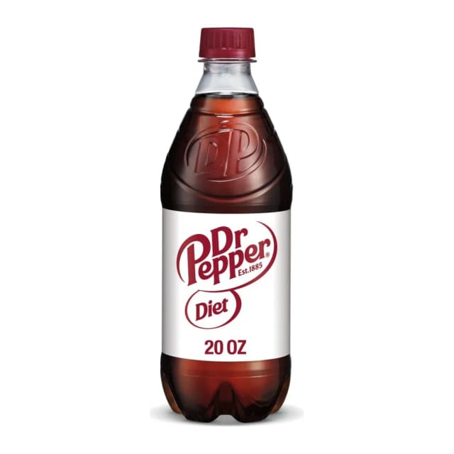 Dr Pepper Diet dr pepper, front of pack