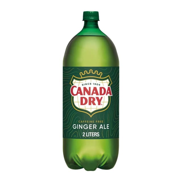Canada Dry Caffeine free ginger ale, front of pack