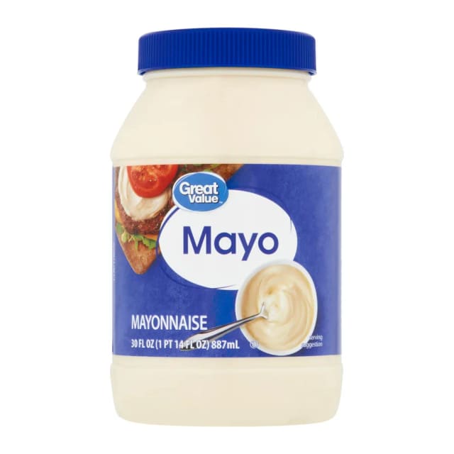 Great Value Mayonnaise, front of pack