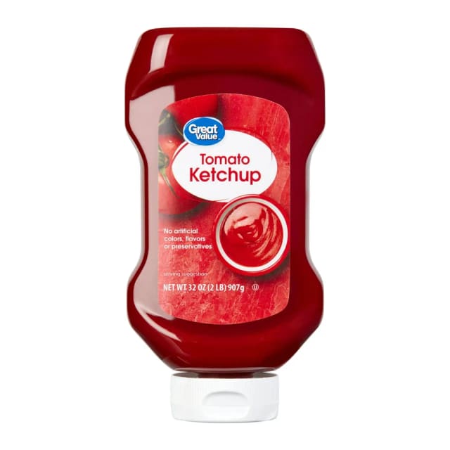 Great Value Tomato ketchup, front of pack