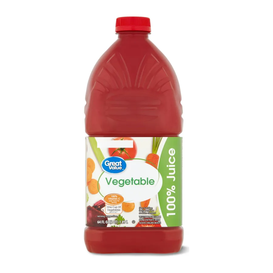 Great Value 100% Juice, front of pack