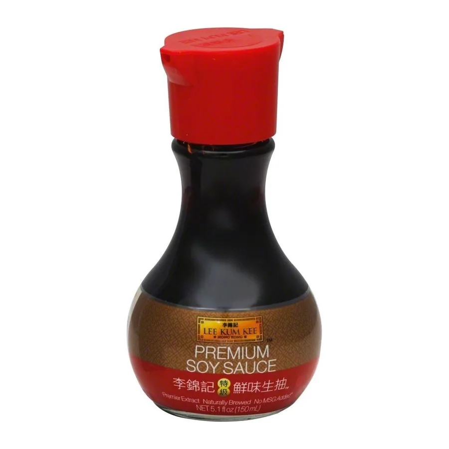 Lee Kum Kee Premium soy sauce, front of pack