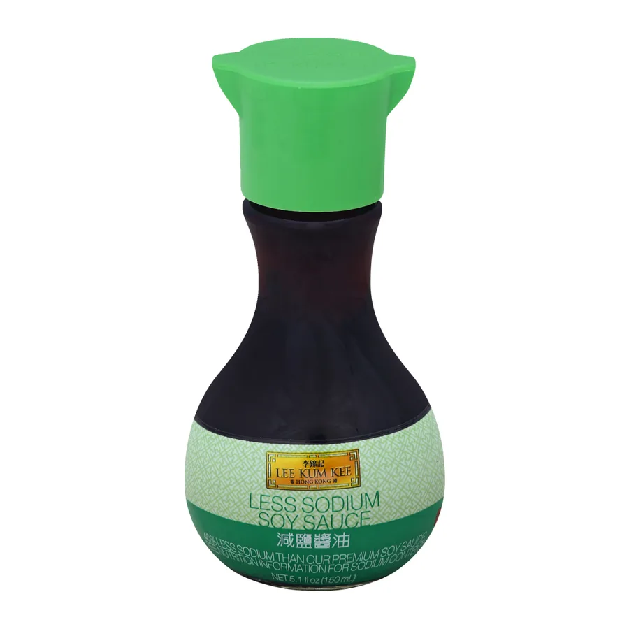 Lee Kum Kee Less sodium soy sauce, front of pack