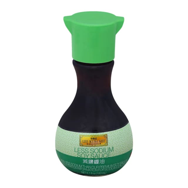Lee Kum Kee Less sodium soy sauce, front of pack