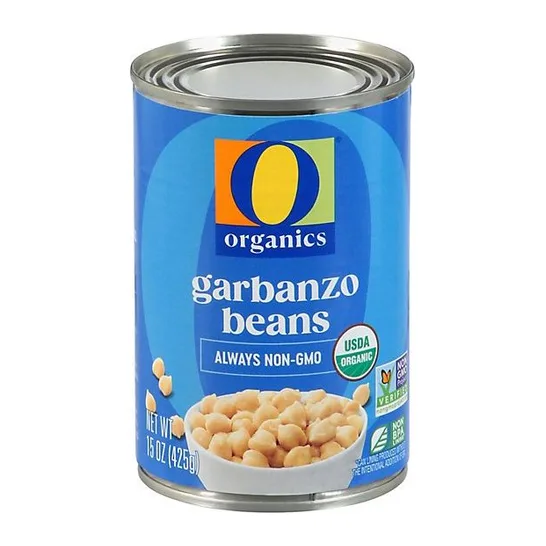 O Organics Organic Garbanzo Beans, front of pack