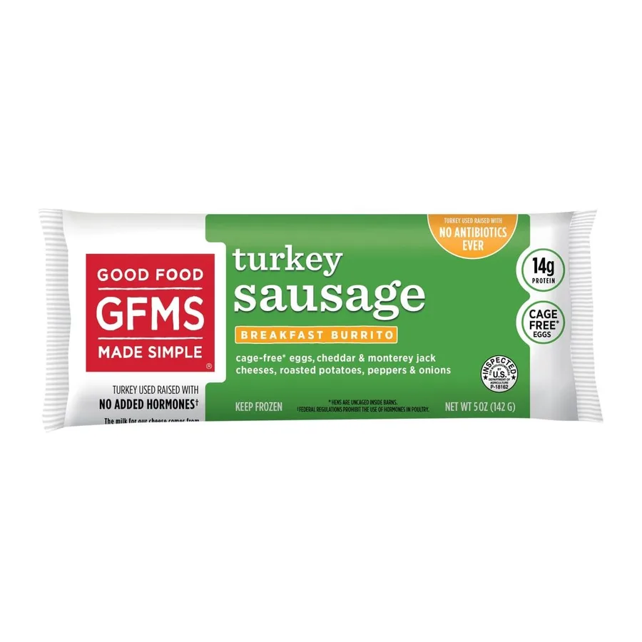 Good Food Made Simple Breakfast Burrito, front of pack