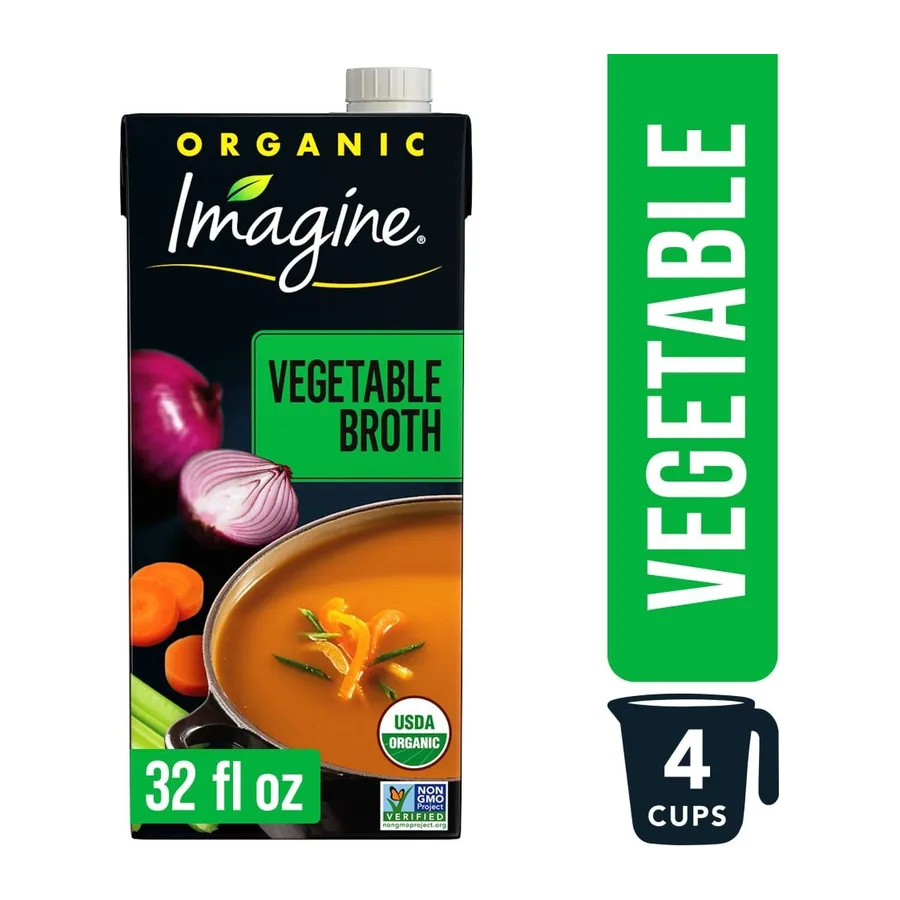 Imagine Organic Vegetable Broth, front of pack
