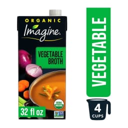 Imagine Organic Vegetable Broth, front of pack