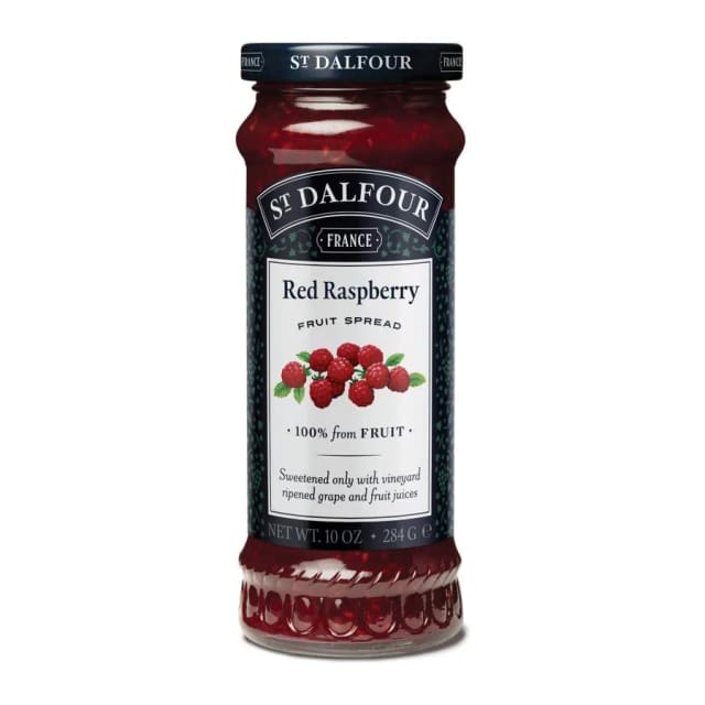 St Dalfour Red Raspberry Spread, front of pack