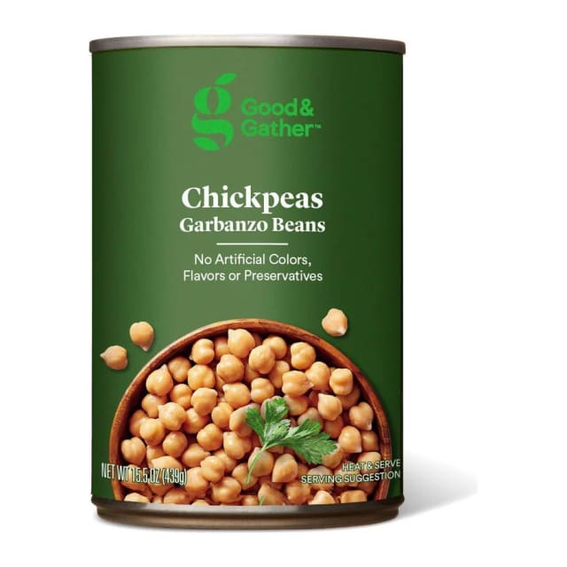 Good & Gather Chickpeas, front of pack
