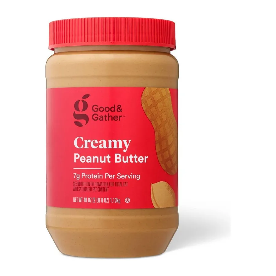 Good & Gather Creamy Peanut Butter, front of pack