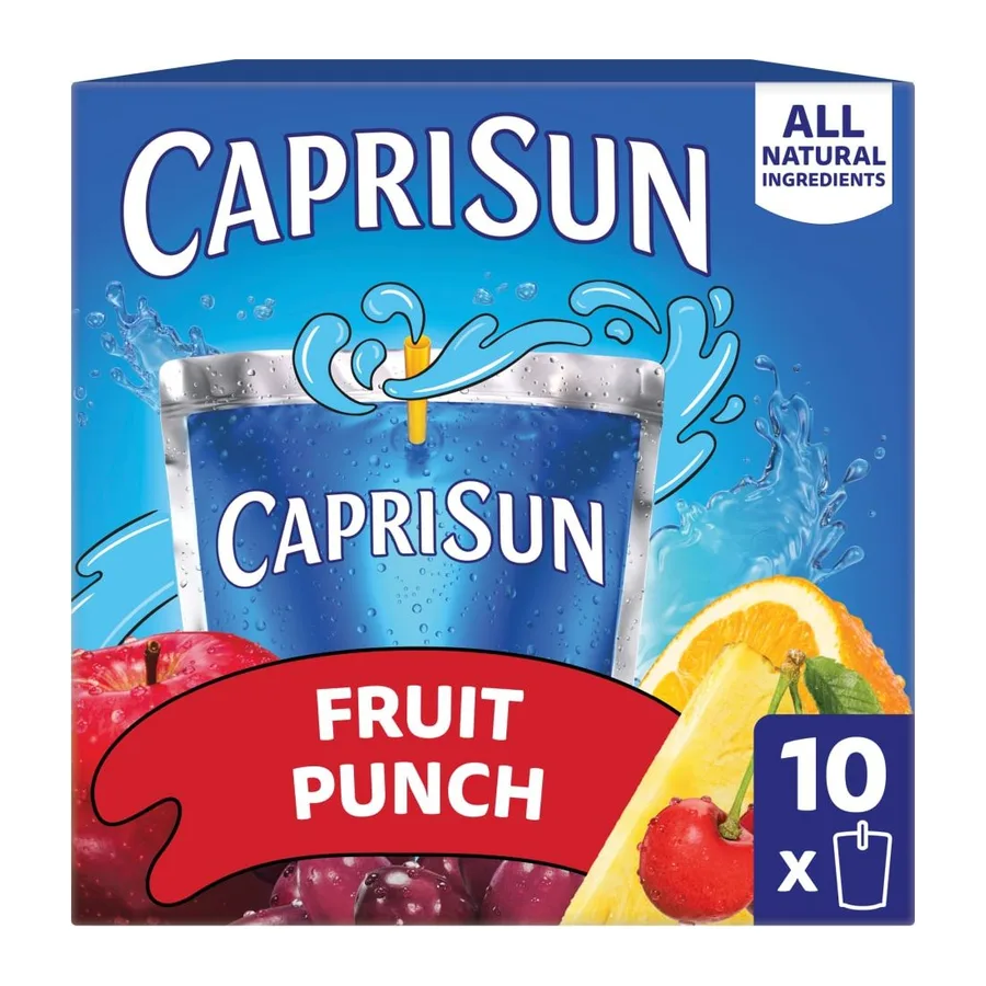 Capri Sun Fruit Punch, front of pack