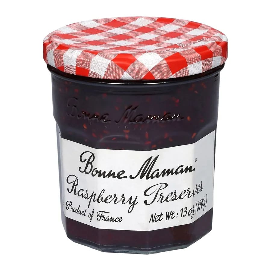 Bonne Maman Raspberry Preserves, front of pack