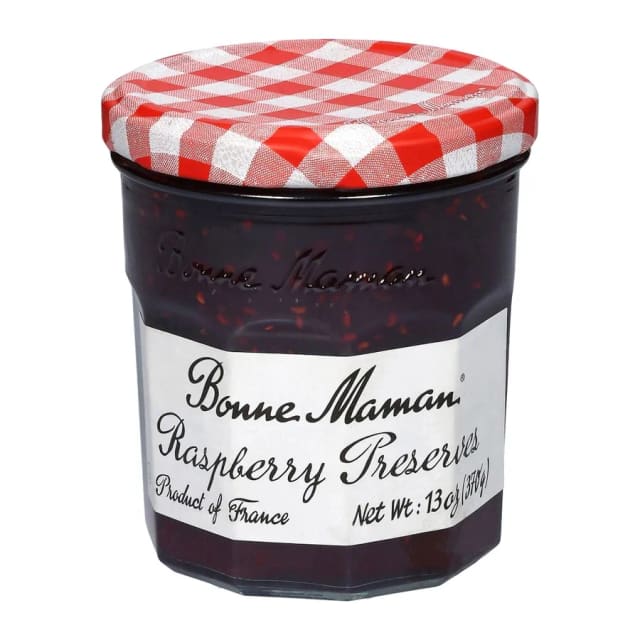 Bonne Maman Raspberry Preserves, front of pack