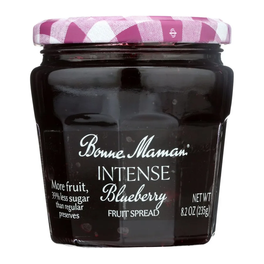 Bonne Maman Blueberry Fruit Spread, front of pack