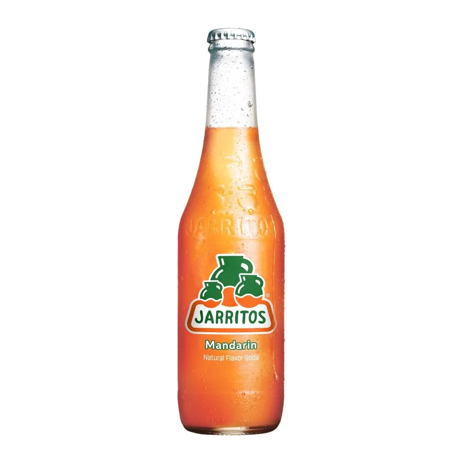 Jarritos Mandarin Natural Flavour Soda, front of pack