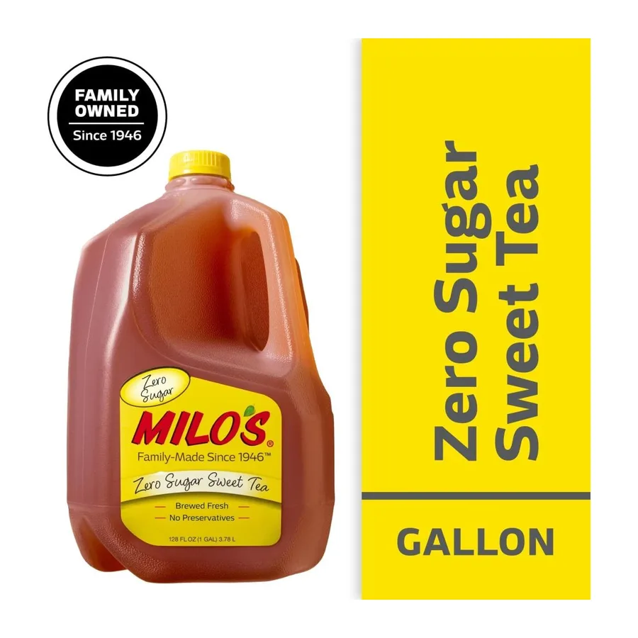 Milo's Famous Sweet Tea, front of pack