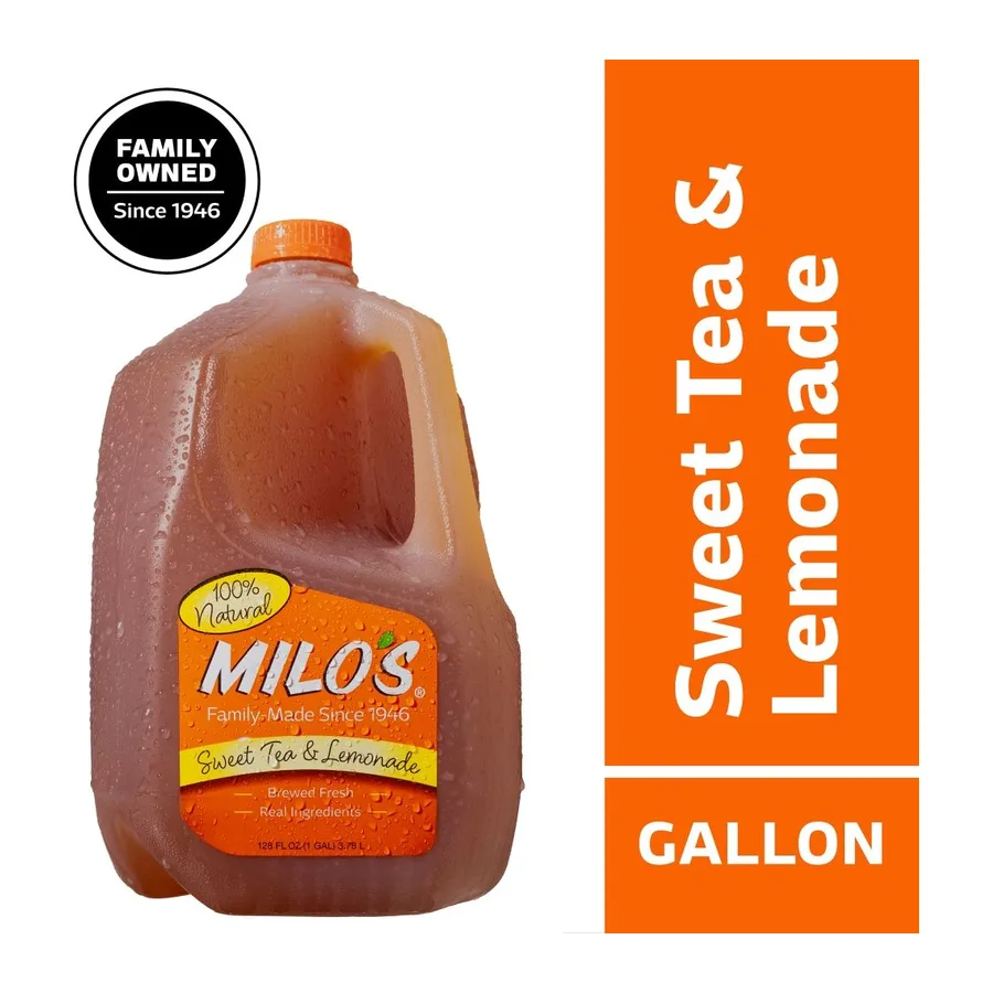 Milo's Famous Sweet Tea And Lemonade, front of pack