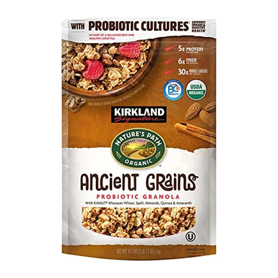 Nature's Path Organic - Kirkland Ancient Grains Probiotic Granola, front of pack