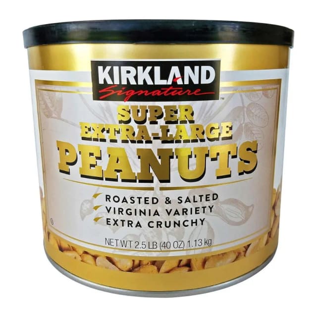 Kirkland Signature Super Extra-Large Peanuts, front of pack