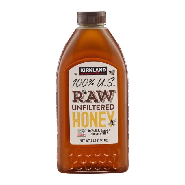 Kirkland Signature Raw honey, front of pack