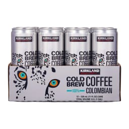 Kirkland Signature Cold Brew Colombian Coffee, front of pack