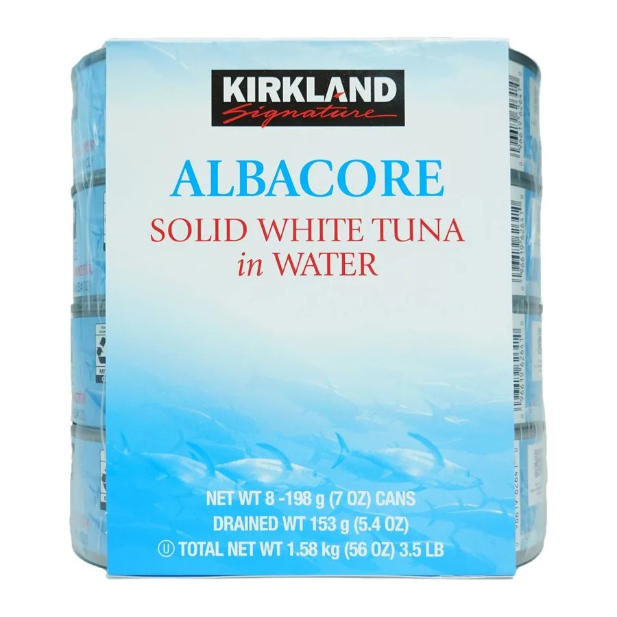 Kirkland Signature Albacore Solid White Tuna, front of pack