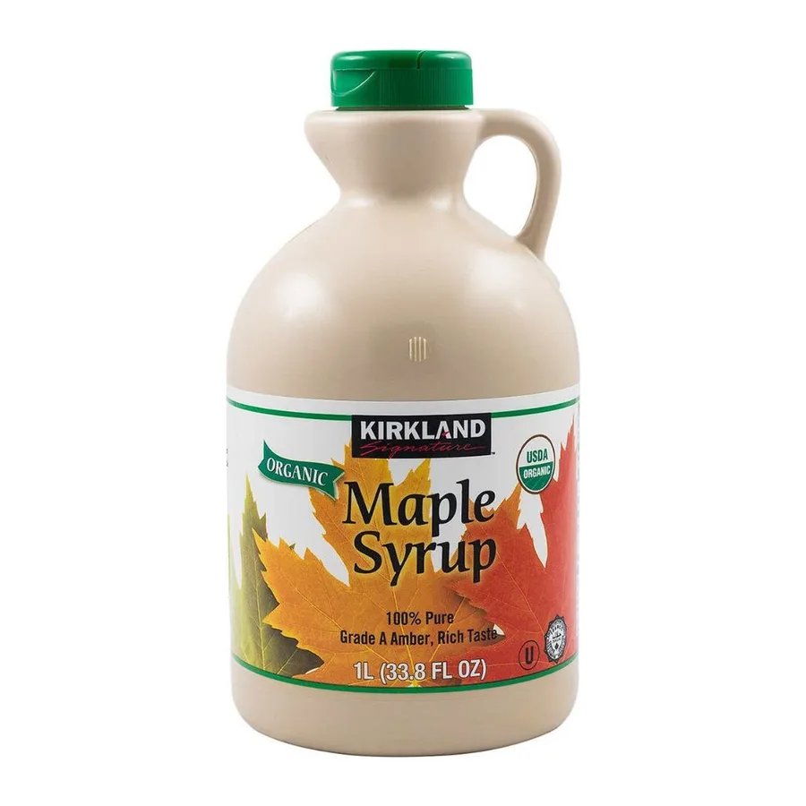 Kirkland Signature Maple Syrup, front of pack